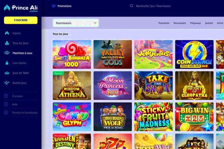 Prince Ali Casino - Connexion à Votre Compte